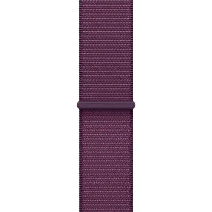 Apple Watch Series 10 GPS 42mm Rose Gold Aluminum Case with Plum Sport Loop