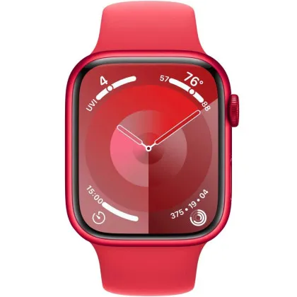 Apple Watch Series 9 41mm (PRODUCT)RED Aluminum Case with Red Sport Band S/M (MRXG3)