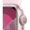 Apple Watch Series 9 41mm Pink Aluminum Case with Light Pink Sport Band S/M (MR933)