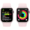 Apple Watch Series 9 41mm Pink Aluminum Case with Light Pink Sport Band S/M (MR933)