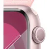 Apple Watch Series 9 GPS 45mm Pink Aluminum Case with Light Pink Sport Loop (MR9J3)