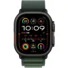 Apple Watch Ultra 2 49mm GPS + LTE Black Titanium Case with Dark Green Alpine Loop Small