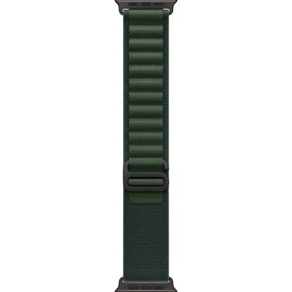 Apple Watch Ultra 2 49mm GPS + LTE Black Titanium Case with Dark Green Alpine Loop Large (MX4T3)