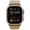 Apple Watch Ultra 2 49mm GPS + LTE Titanium Case with Tan Alpine Loop Small (MX4E3)