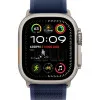 Apple Watch Ultra 2 49mm GPS + LTE Titanium Case with Blue Trail Loop S/M