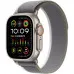 Apple Watch Ultra 2 49mm GPS + LTE Titanium Case with Green/Gray Trail Loop S/M (MRF33)