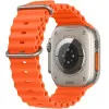 Apple Watch Ultra 2 49mm GPS + LTE Titanium Case with Orange Ocean Band (MREH3)