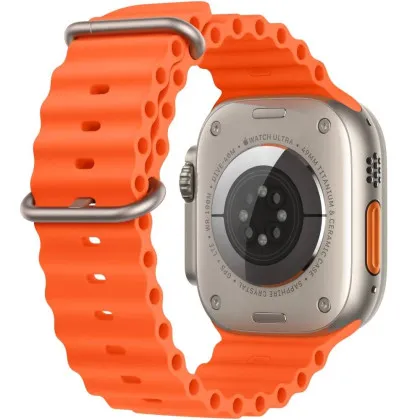 Apple Watch Ultra 2 49mm GPS + LTE Titanium Case with Orange Ocean Band (MREH3)