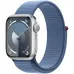 б/у Apple Watch Series 9 GPS 41mm Silver Aluminum Case with Winter Blue Sport Loop (MR923)