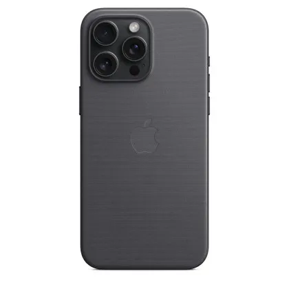 Оригінальний чохол Apple FineWoven Case with MagSafe для iPhone 15 Pro Max (Black) (MT4V3)