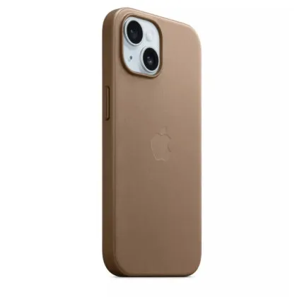 Оригінальний чохол Apple FineWoven Case with MagSafe для iPhone 15 Plus (Taupe) (MT473)