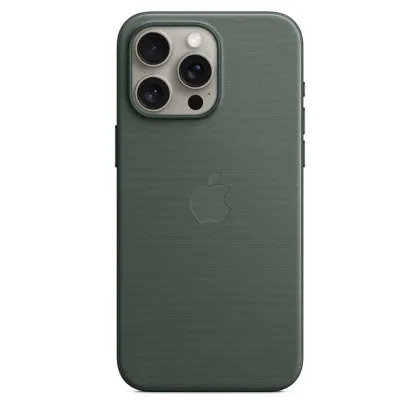 Оригінальний чохол Apple FineWoven Case with MagSafe для iPhone 15 Pro Max (Evergreen) (MT503)