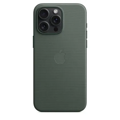 Оригінальний чохол Apple FineWoven Case with MagSafe для iPhone 15 Pro Max (Evergreen) (MT503)