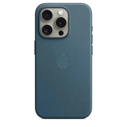 Оригінальний чохол Apple FineWoven Case with MagSafe для iPhone 15 Pro (Pacific Blue) (MT4Q3)