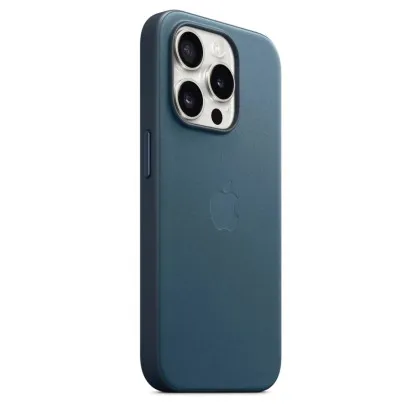 Оригінальний чохол Apple FineWoven Case with MagSafe для iPhone 15 Pro (Pacific Blue) (MT4Q3)