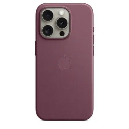 Оригінальний чохол Apple FineWoven Case with MagSafe для iPhone 15 Pro (Mulberry) (MT4L3)