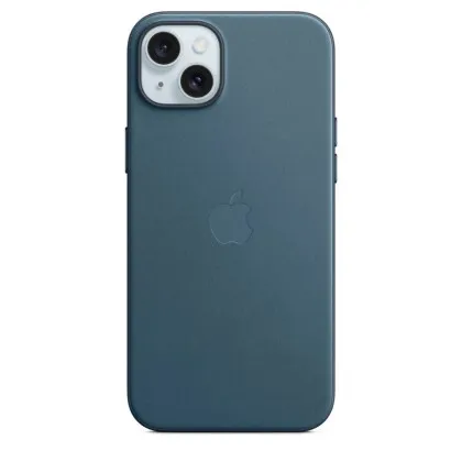 Оригінальний чохол Apple FineWoven Case with MagSafe для iPhone 15 (Pacific Blue) (MT3G3)