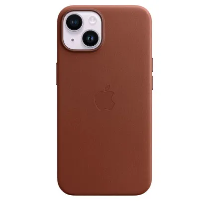 Оригінальний чохол Apple Leather Case with MagSafe для iPhone 14 (Umber) (MPP73) в Самборі