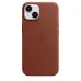 Оригінальний чохол Apple Leather Case with MagSafe для iPhone 14 (Umber) (MPP73)