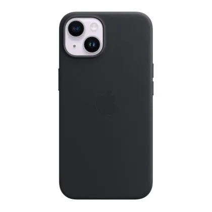 Оригінальний чохол Apple Leather Case with MagSafe для iPhone 14 Plus (Midnight) в Самборі