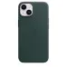 Оригінальний чохол Apple Leather Case with MagSafe для iPhone 14 (Forest Green) (MPP53)