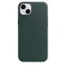 Оригінальний чохол Apple Leather Case with MagSafe для iPhone 14 Plus (Forest Green)