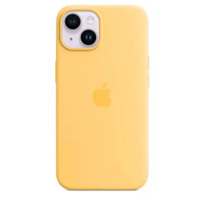 Оригінальний чохол Apple Silicone Case with MagSafe для iPhone 14 (Sunglow) (MPT23) в Самборі