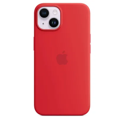 Оригінальний чохол Apple Silicone Case with MagSafe для iPhone 14 (PRODUCT) RED (MPRW3) в Самборі