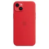 Оригінальний чохол Apple Silicone Case with MagSafe для iPhone 14 Plus (PRODUCT) RED)