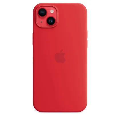 Оригінальний чохол Apple Silicone Case with MagSafe для iPhone 14 Plus (PRODUCT) RED) в Самборі