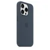 Оригінальний чохол Apple Silicone Case with MagSafe для iPhone 15 Pro (Storm Blue) (MT1D3)