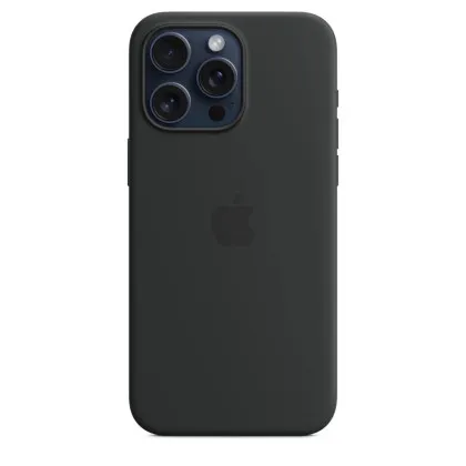 Оригінальний чохол Apple Silicone Case with MagSafe для iPhone 15 Pro Max (Black) (MT1M3)