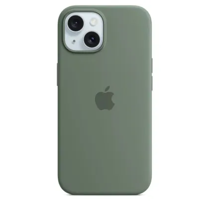 Оригінальний чохол Apple Silicone Case with MagSafe для iPhone 15 (Cypress) (MT0X3) в Кривому Розі