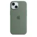 Оригінальний чохол Apple Silicone Case with MagSafe для iPhone 15 (Cypress) (MT0X3)