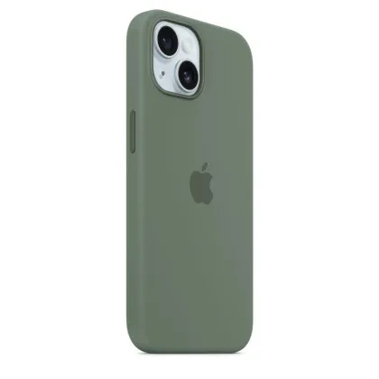 Оригінальний чохол Apple Silicone Case with MagSafe для iPhone 15 (Cypress) (MT0X3) в Кривому Розі