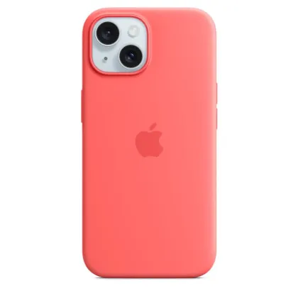 Оригінальний чохол Apple Silicone Case with MagSafe для iPhone 15 (Guava) (MT0V3) в Кривому Розі