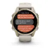 Garmin Fenix 8 43mm AMOLED Sapphire Soft Gold with Fog Gray/Dark Sandstone Silicone Band