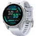 Garmin Fenix 8 43mm AMOLED Silver with Whitestone Silicone Band