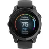 Garmin Fenix E 47mm AMOLED Slate Gray Steel with Black Silicone Band