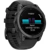 Garmin Fenix E 47mm AMOLED Slate Gray Steel with Black Silicone Band