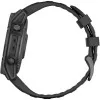 Garmin Fenix E 47mm AMOLED Slate Gray Steel with Black Silicone Band