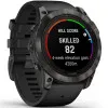 Garmin Fenix 7X Pro Sapphire Solar Carbon Gray DLC Titanium with Black Band