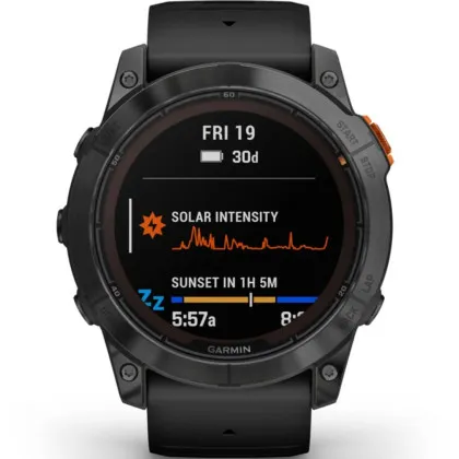 Garmin Fenix 7X Pro Solar Slate Gray with Black Band