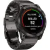 Garmin Fenix 7X Pro Sapphire Solar Carbon Gray DLC Titanium with Titanium Band