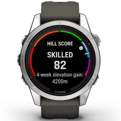 Garmin Fenix 7S Pro Solar Silver with Graphite Band