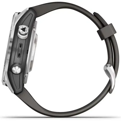 Garmin Fenix 7S Pro Solar Silver with Graphite Band