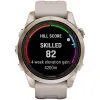 Garmin Fenix 7S Pro Sapphire Solar Soft Gold with Light Sand Band