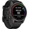 Garmin Fenix 7S Pro Sapphire Solar Carbon Gray DLC Titanium with Black Band