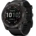 Garmin Fenix 7X Sapphire Solar Carbon Gray DLC Titanium with Black Band