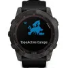 Garmin Fenix 7X Sapphire Solar Carbon Gray DLC Titanium with Black Band